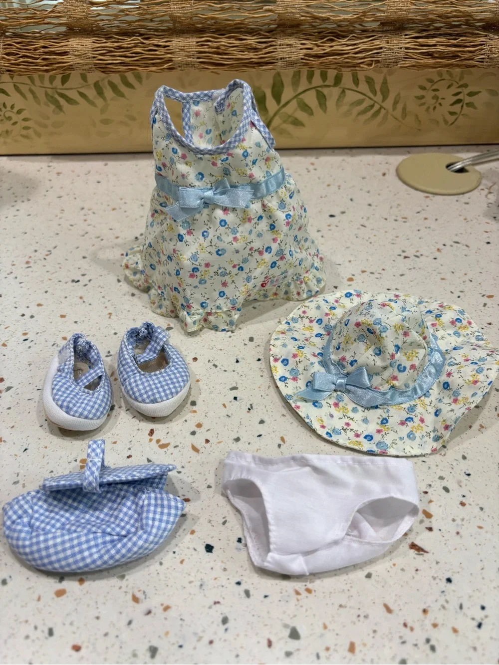Ty Gear Beanie Baby Floral Dress,‎ Hat, Shoes & Accessories Bear NOT included